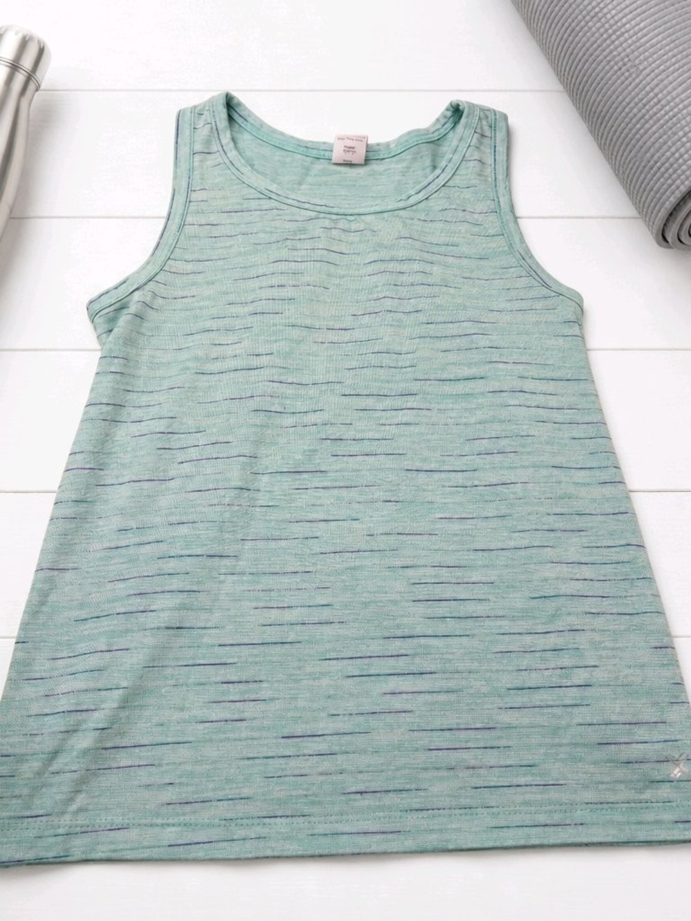 Xersion Mint Green Heathered Tank Top for Kids